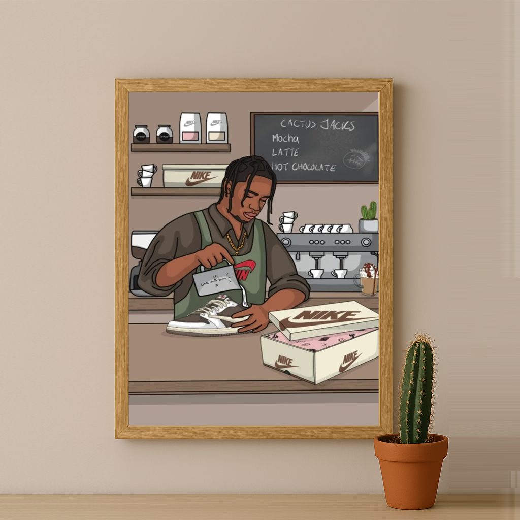Poster Nike Travis Scott Draw