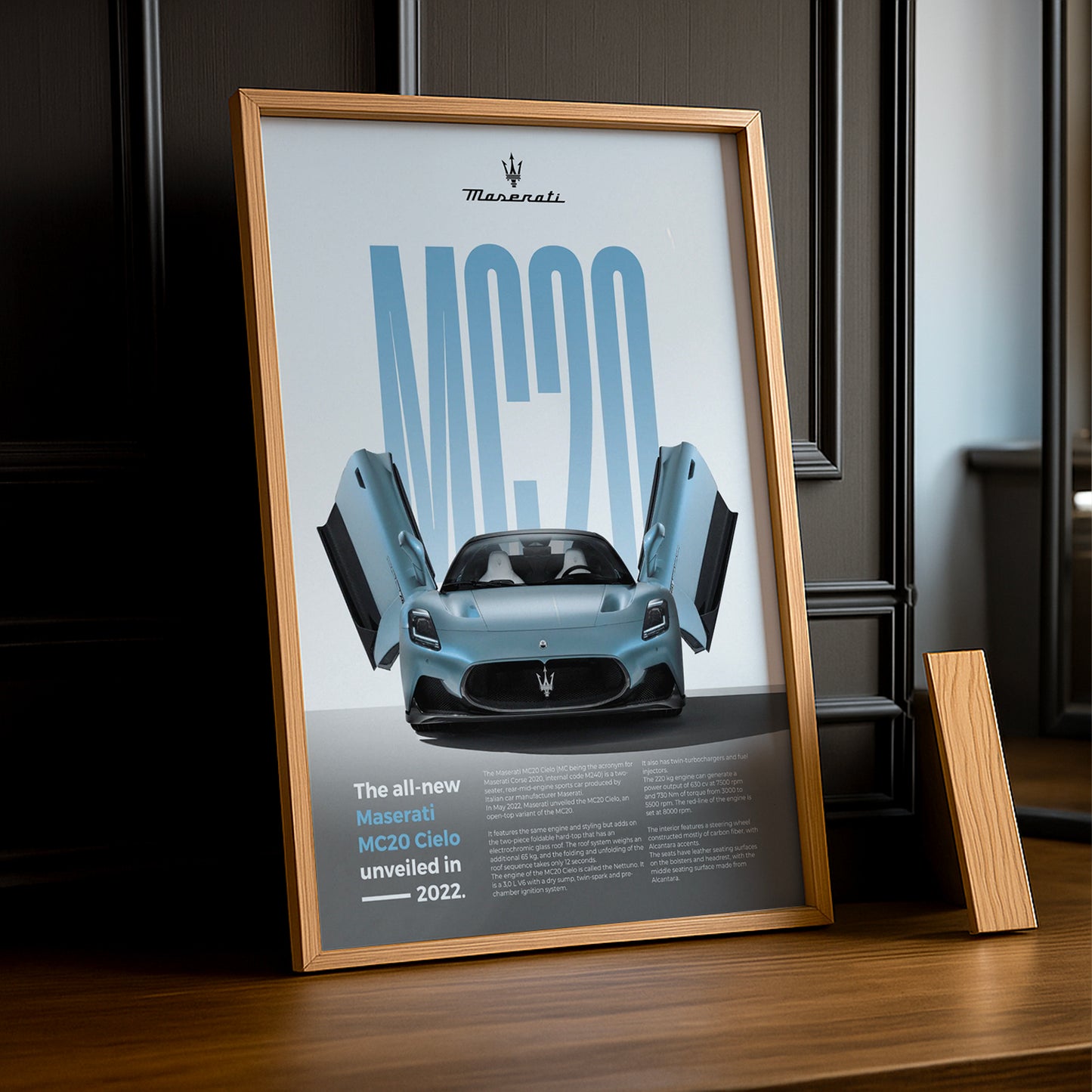 Poster Voitures - Maserati MC20 Cielo