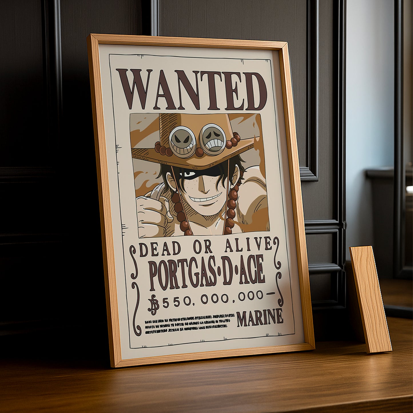 Cadre photo One Piece - Wanted Portgas D Ace