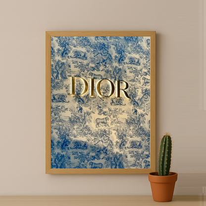Cadre photo Dior Logo Gold