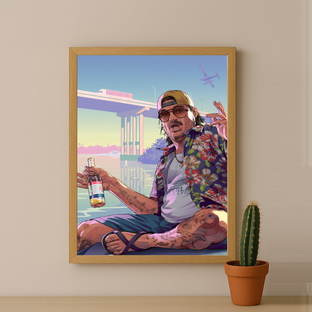 Poster Grand Theft Auto VI - Cal Hampton