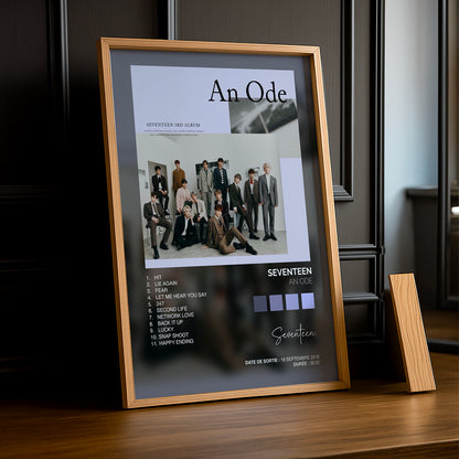 Cadre Photo K-Pop - Seventeen An Ode