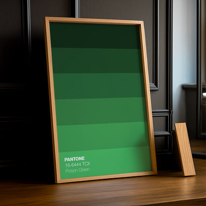 Cadre Photo Pantone Dégradé - Poison Green