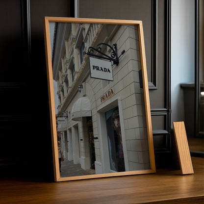 Cadre Photo Prada - Devanture de magasin