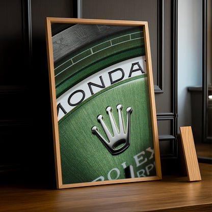 Cadre Photo Rolex - Oyster Vert