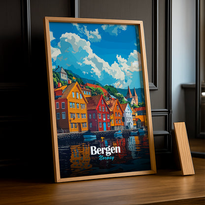 Cadre photo Bergen Norway