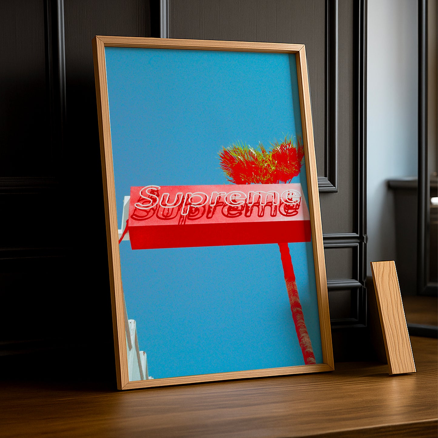 Poster Supreme - Devanture Rouge