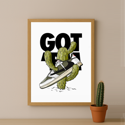 Poster Nike Got'Em Cactus Jack