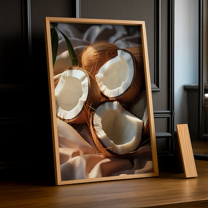 Poster Naturel - Noix de coco