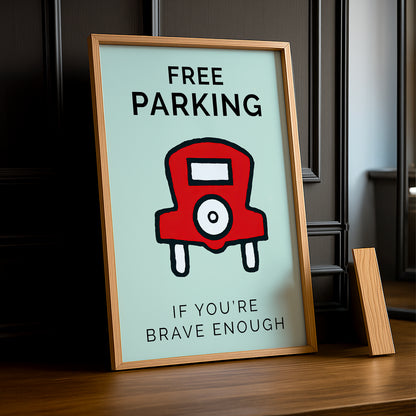 Monopoly Free Parking - Poster