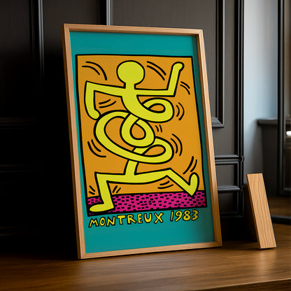 Cadre photo Keith Haring