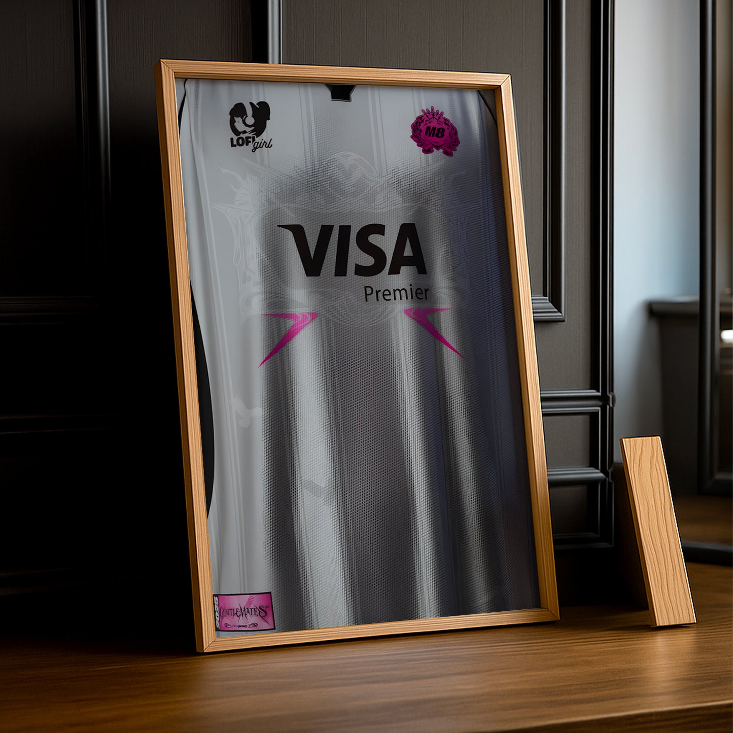 Cadre photo Gentlemates Maillot blanc 2025