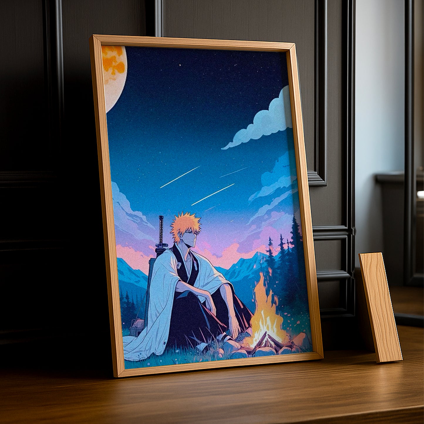 Cadre Photo Bleach - Kurosaki Ichigo Feu de Camp