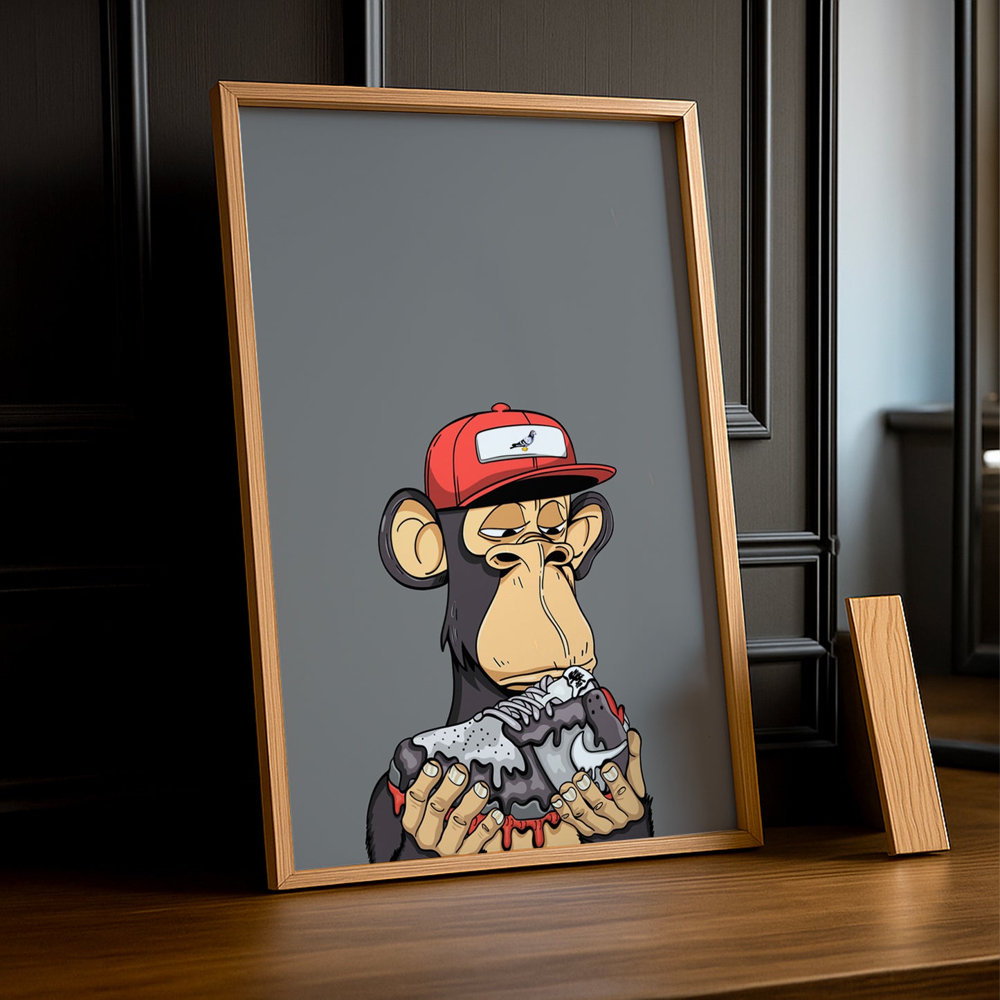 Cadre photo Bayc Ape Nike SB Dunk Pigeon