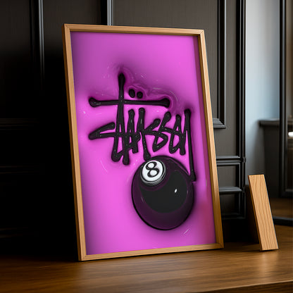 Cadre photo Stüssy - 3D Pink