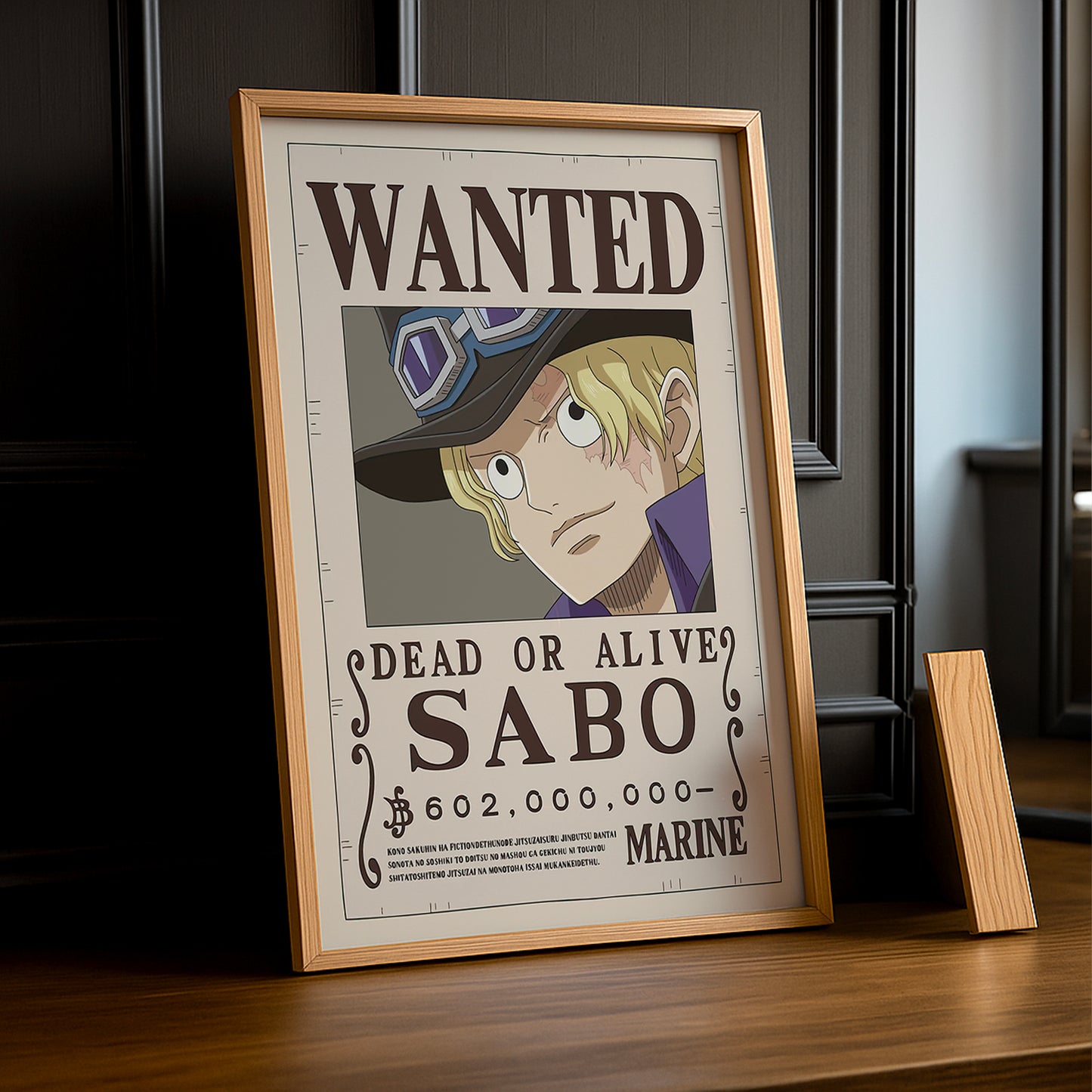 Cadre photo One Piece - Wanted Sabo