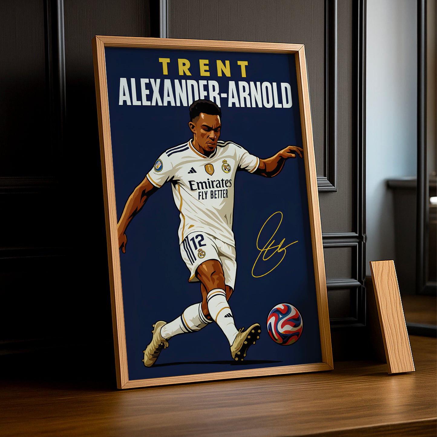 Cadre Photo Trent Alexander-Arnold Real Madrid – Affiche HD Encadrée Papier Premium