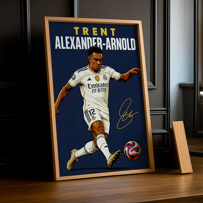 Cadre Photo Trent Alexander-Arnold Real Madrid – Affiche HD Encadrée Papier Premium