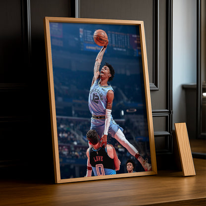 Cadre photo NBA - JA Morant Dunk