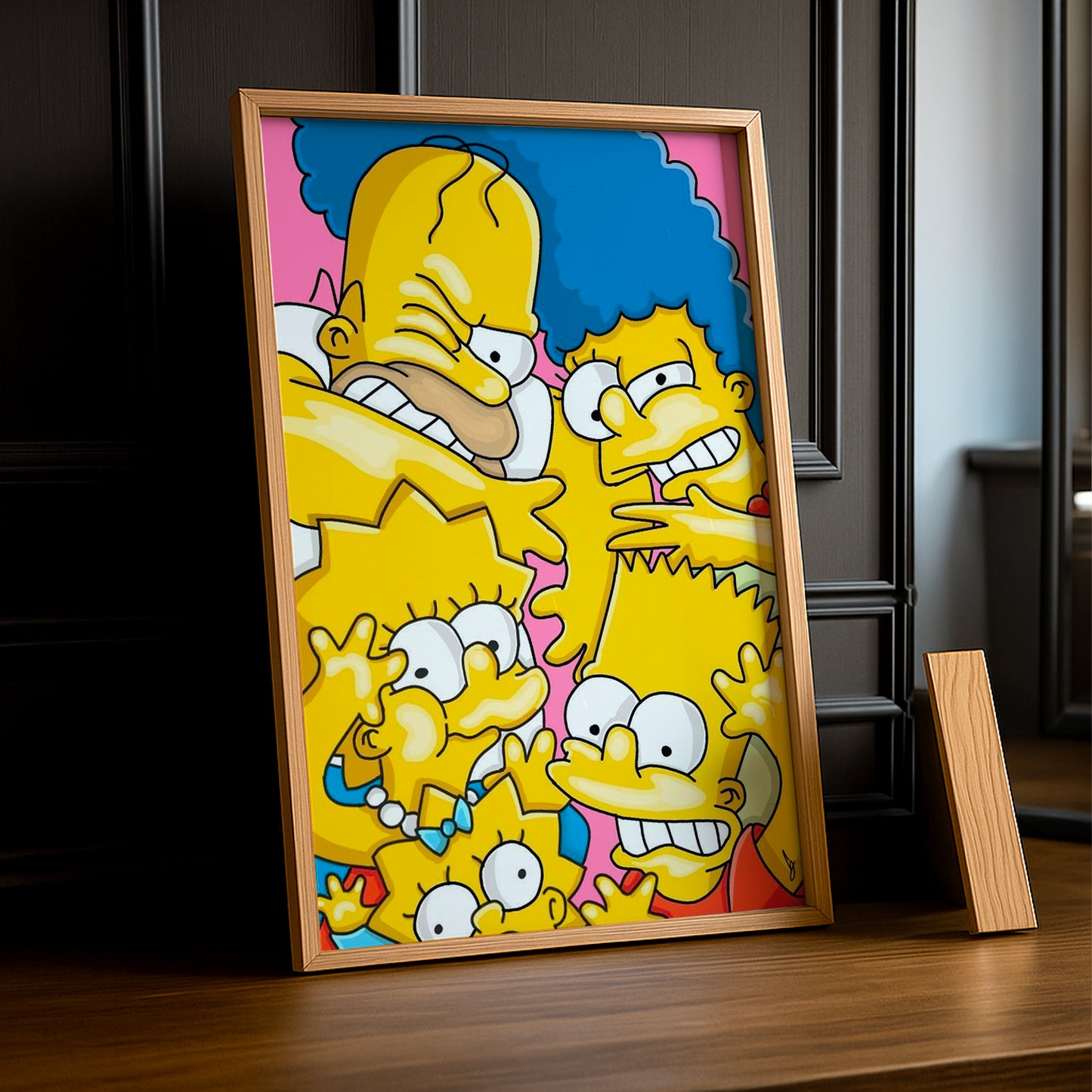 Cadre Photo Les Simpsons - Vitre