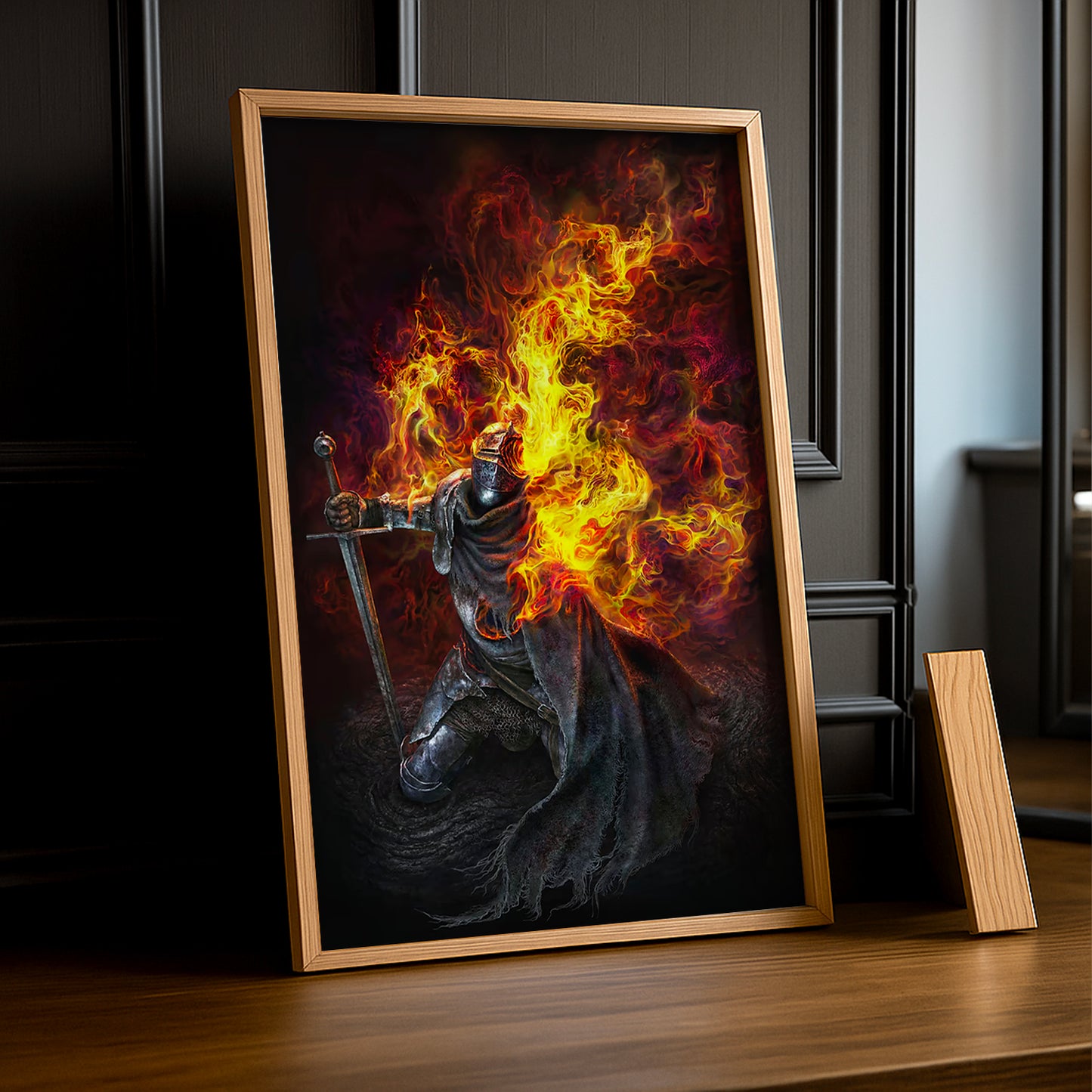 Cadre Photo Elden Ring - Knight in Flames
