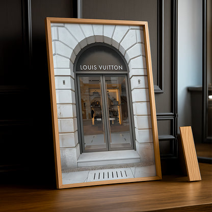 Cadre photo Louis Vuitton magasin