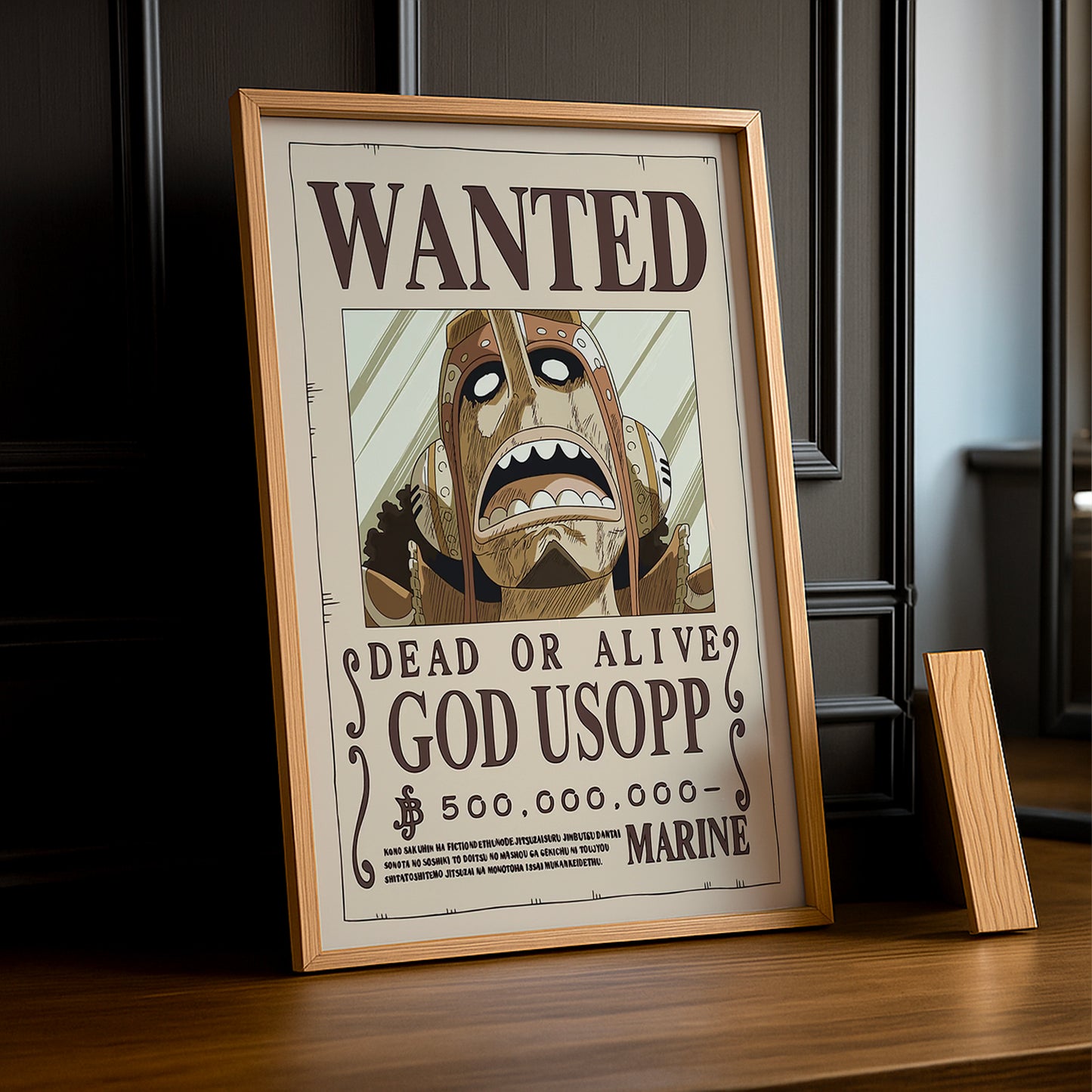 Cadre photo One Piece - Wanted God Usopp