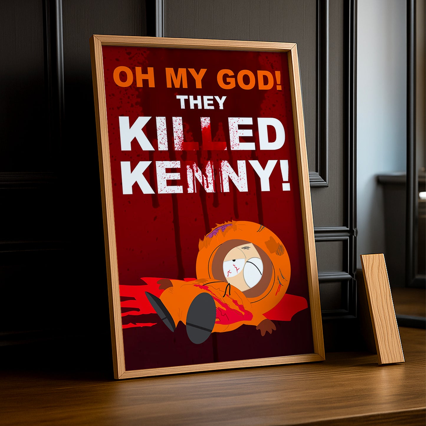 Cadre Photo South Park - Kenny OMG