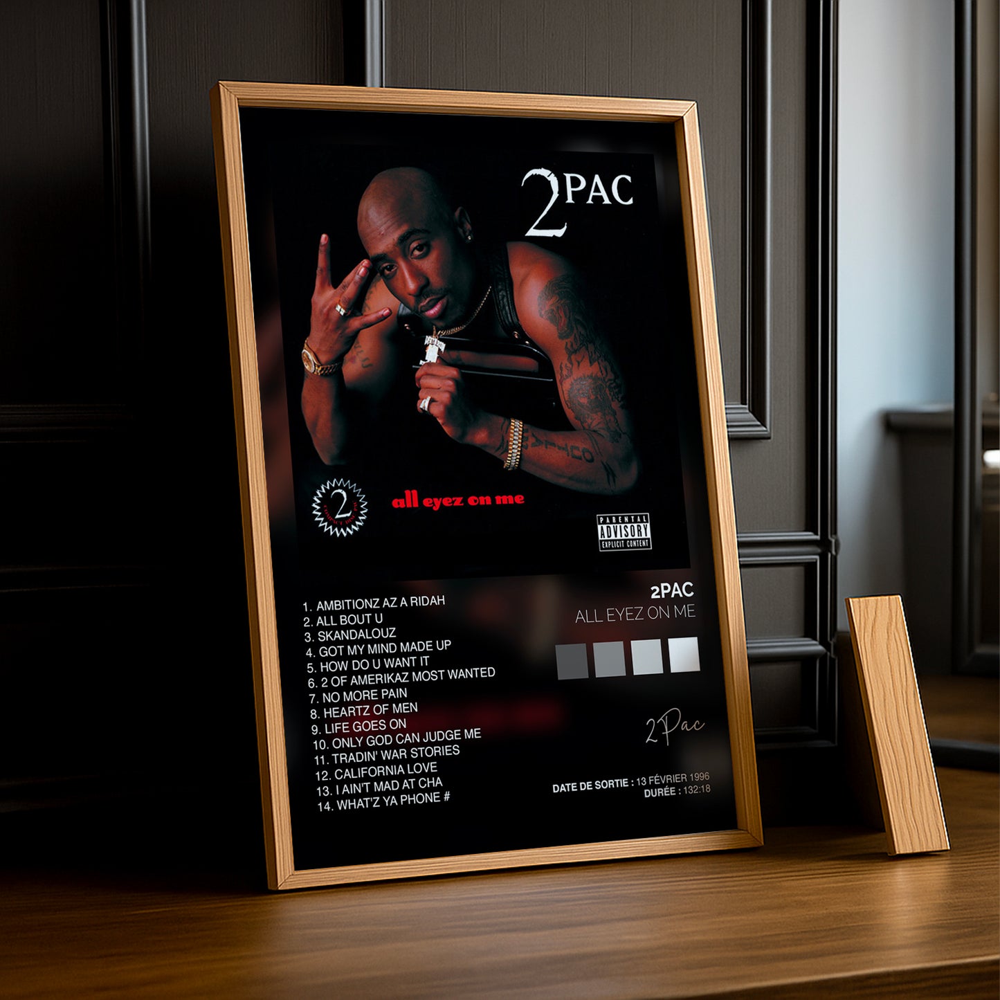 Poster 2Pac - Album All Eyez On Me