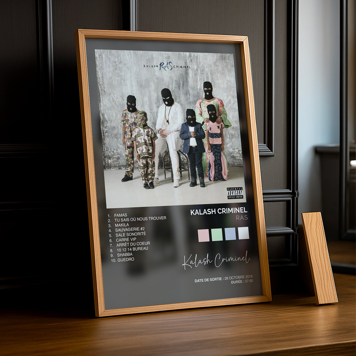 Cadre Photo Kalash Criminel - R.A.S