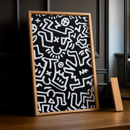 Cadre photo Keith Haring