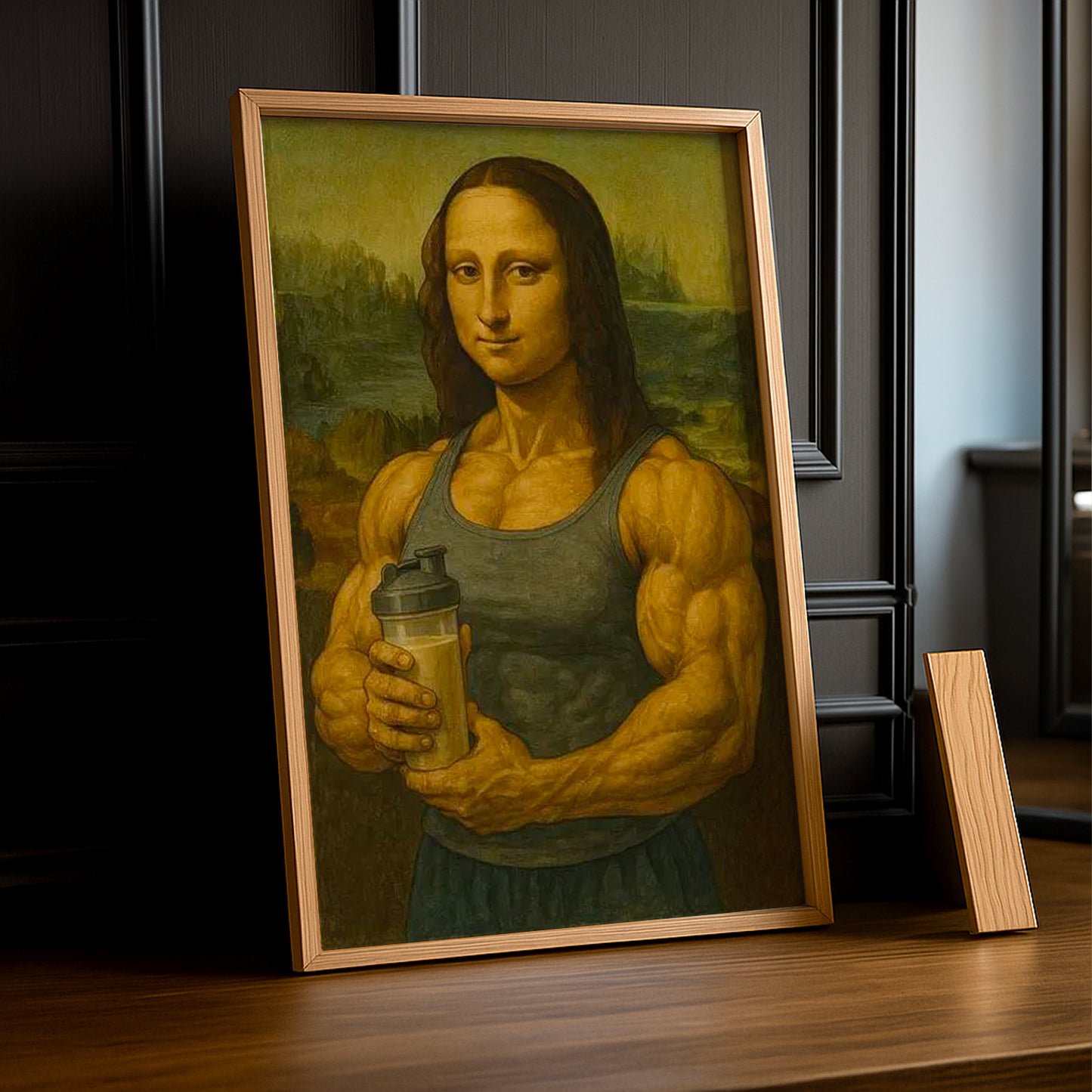 Cadre Photo Musculation - La Joconde Go Muscu