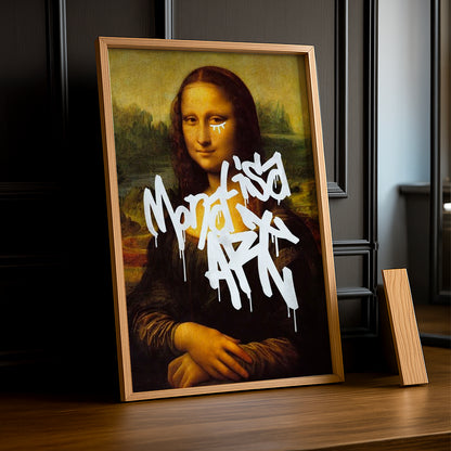 Cadre Photo Mona Lisa - Graffiti