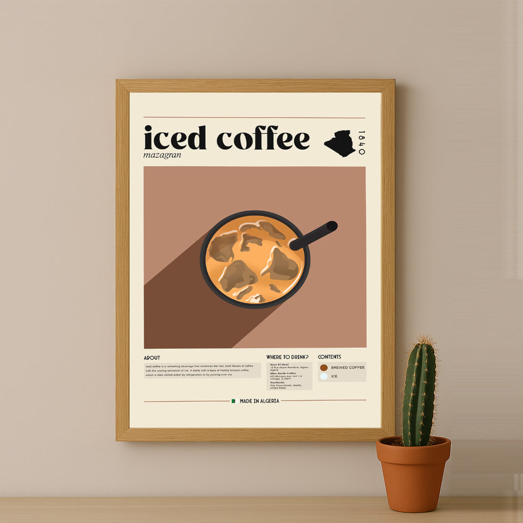 Cadre photo Coffee Lover - Iced Coffee