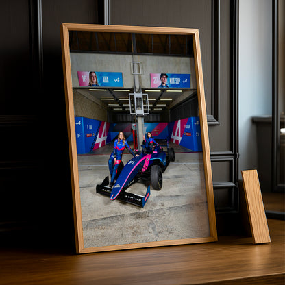 Poster encadrée GP Explorer - Écurie Alpine Ana x Kaatsup