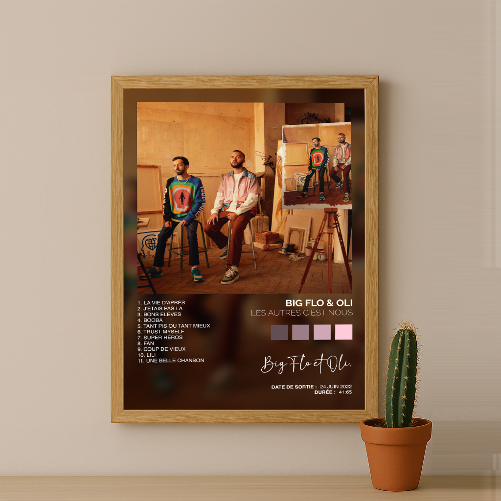 Cadre photo Album - Les autres c'est nous de BigFlo et Oli
