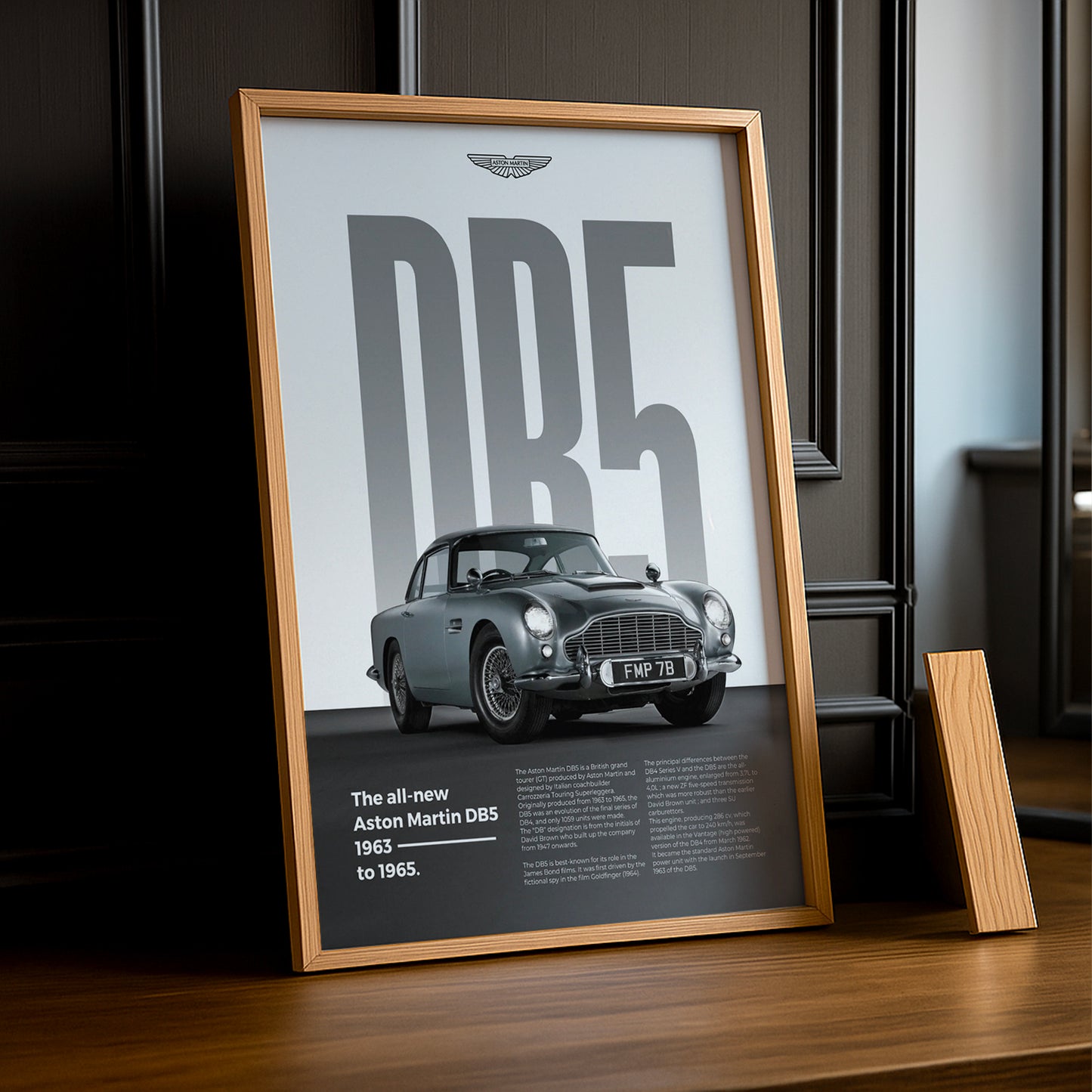 Poster Voitures - Aston Martin DB5 1963