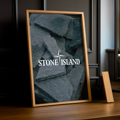 Poster Stone Island - Grey Stone