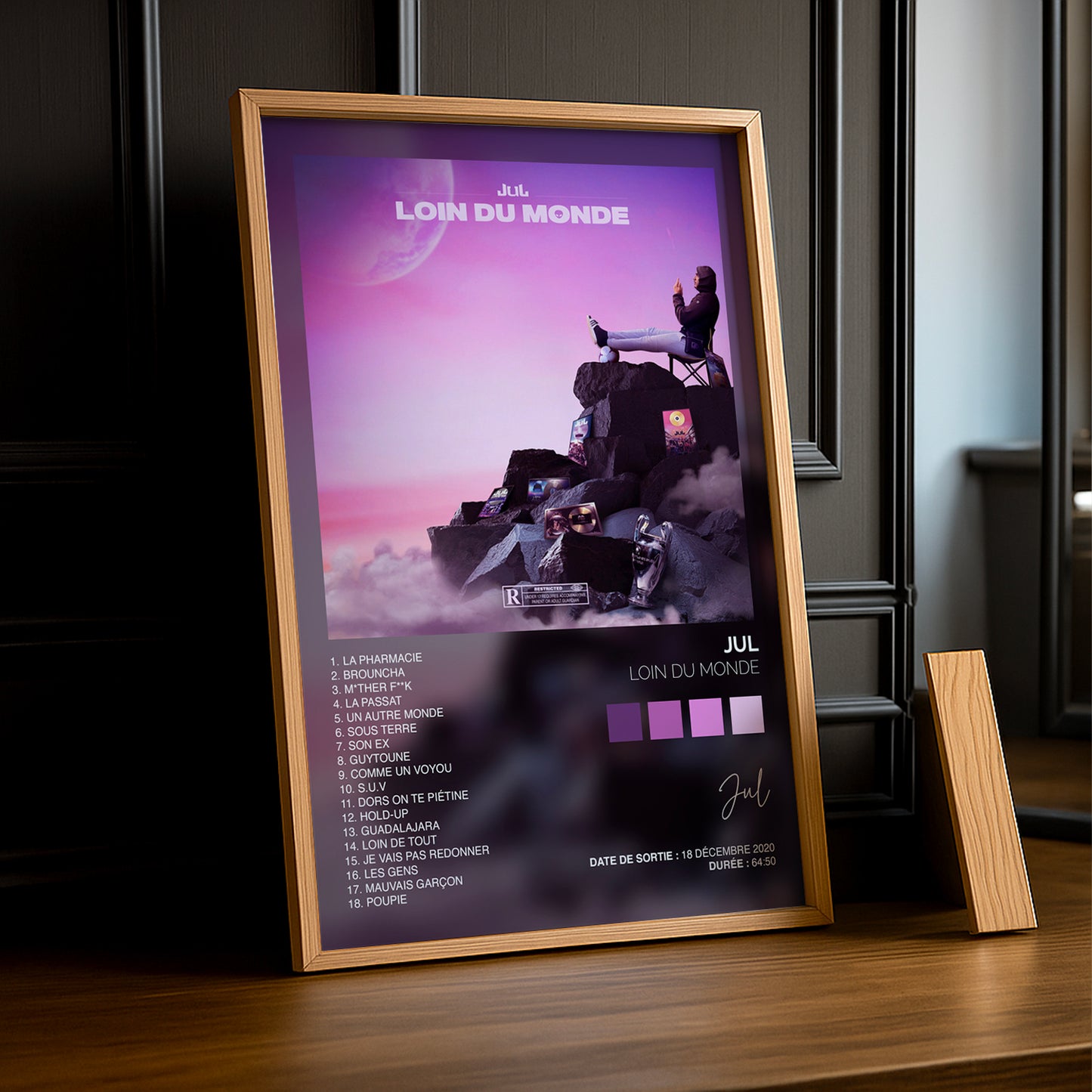 Poster Jul - Album Loin du monde