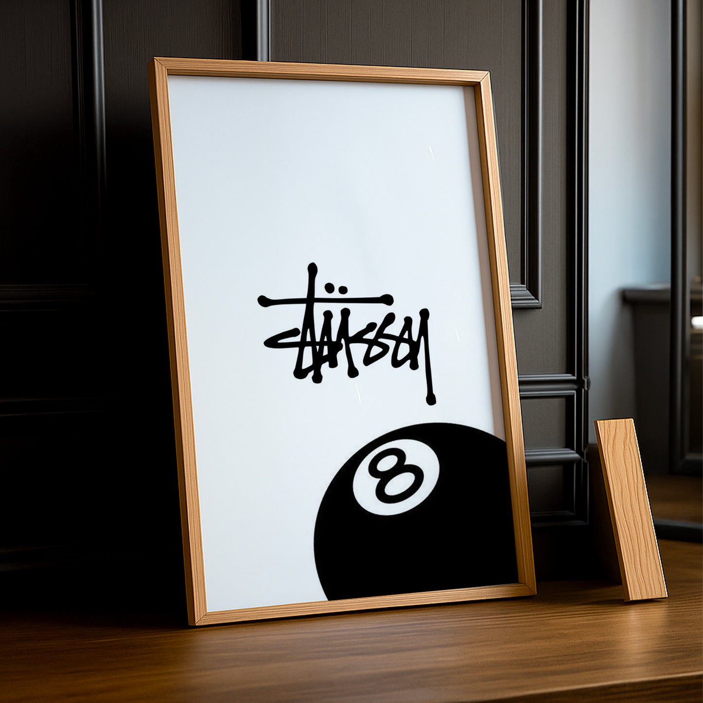 Cadre photo Stüssy 8 blanc