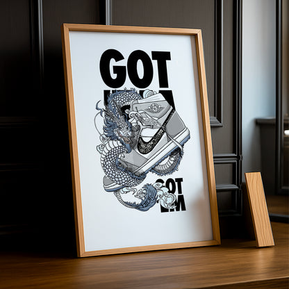 Poster Nike Air Jordan 1 High x Dior Got'Em