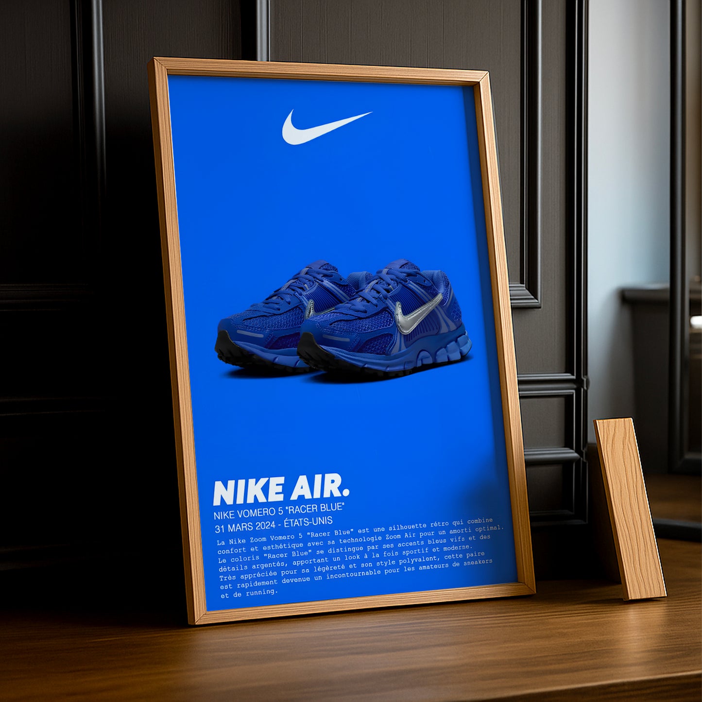 Nike Vomero 5 Racer Blauer Fotorahmen