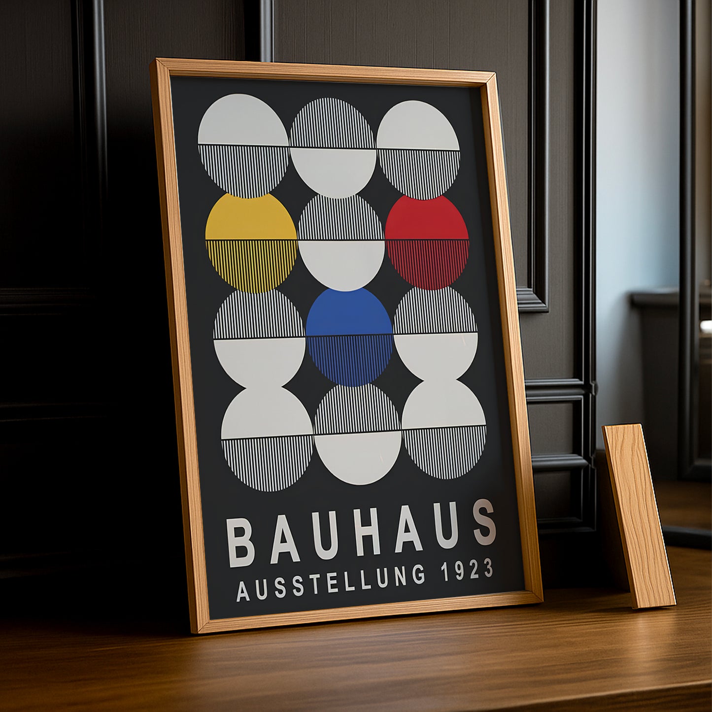 Cadre photo Bauhaus 1923 noir