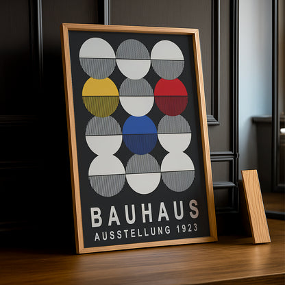 Cadre photo Bauhaus 1923 noir
