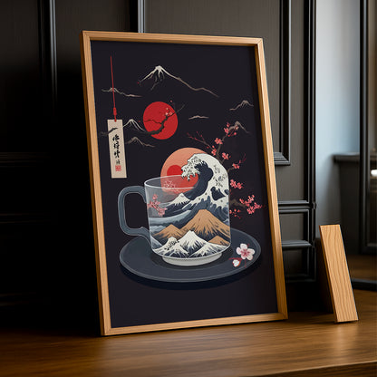 Cadre photo Café - Japon