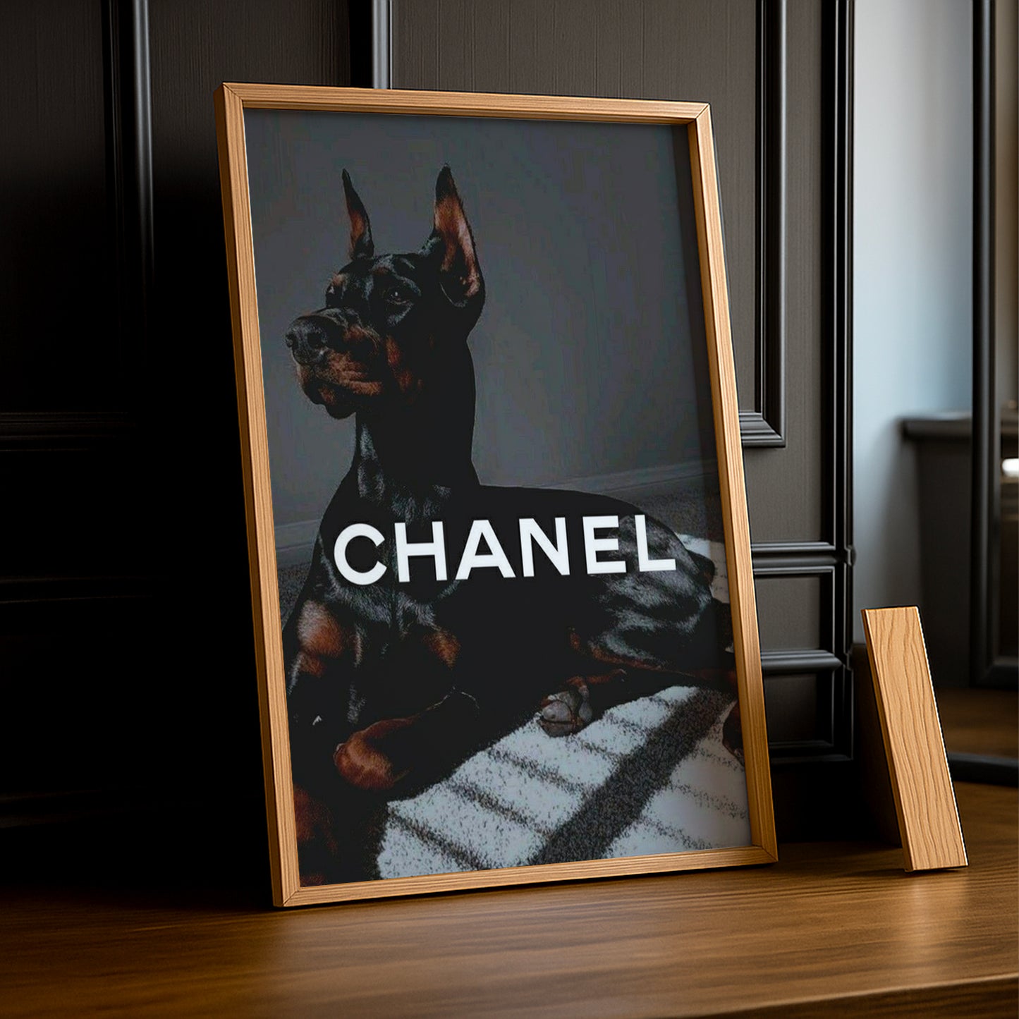 Cadre photo Chanel - Doberman