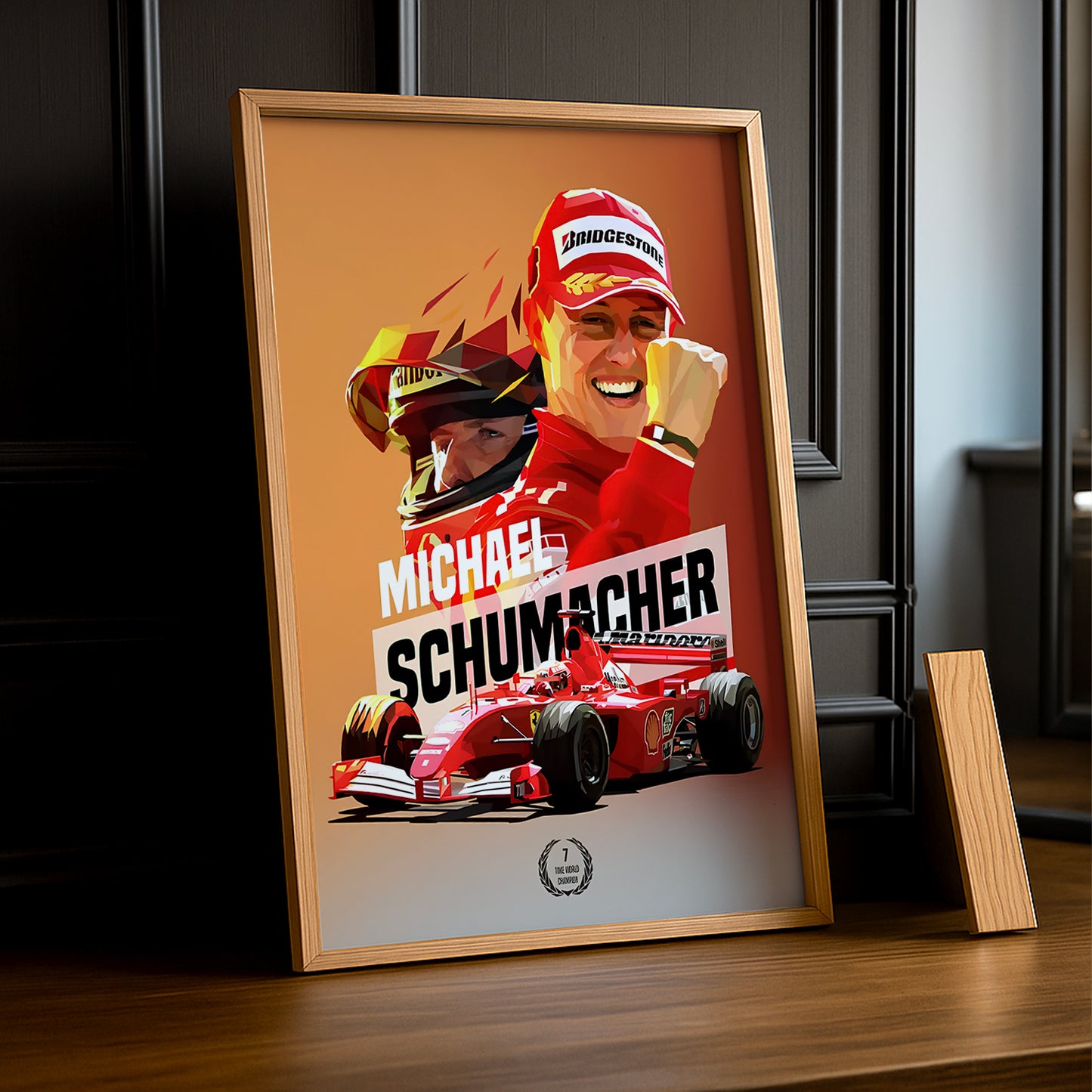 Cadre photo Michael Schumacher Formule 1