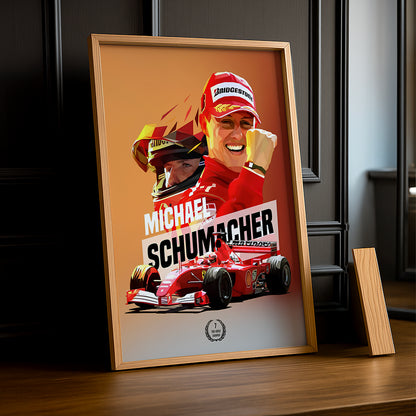 Cadre photo Michael Schumacher Formule 1