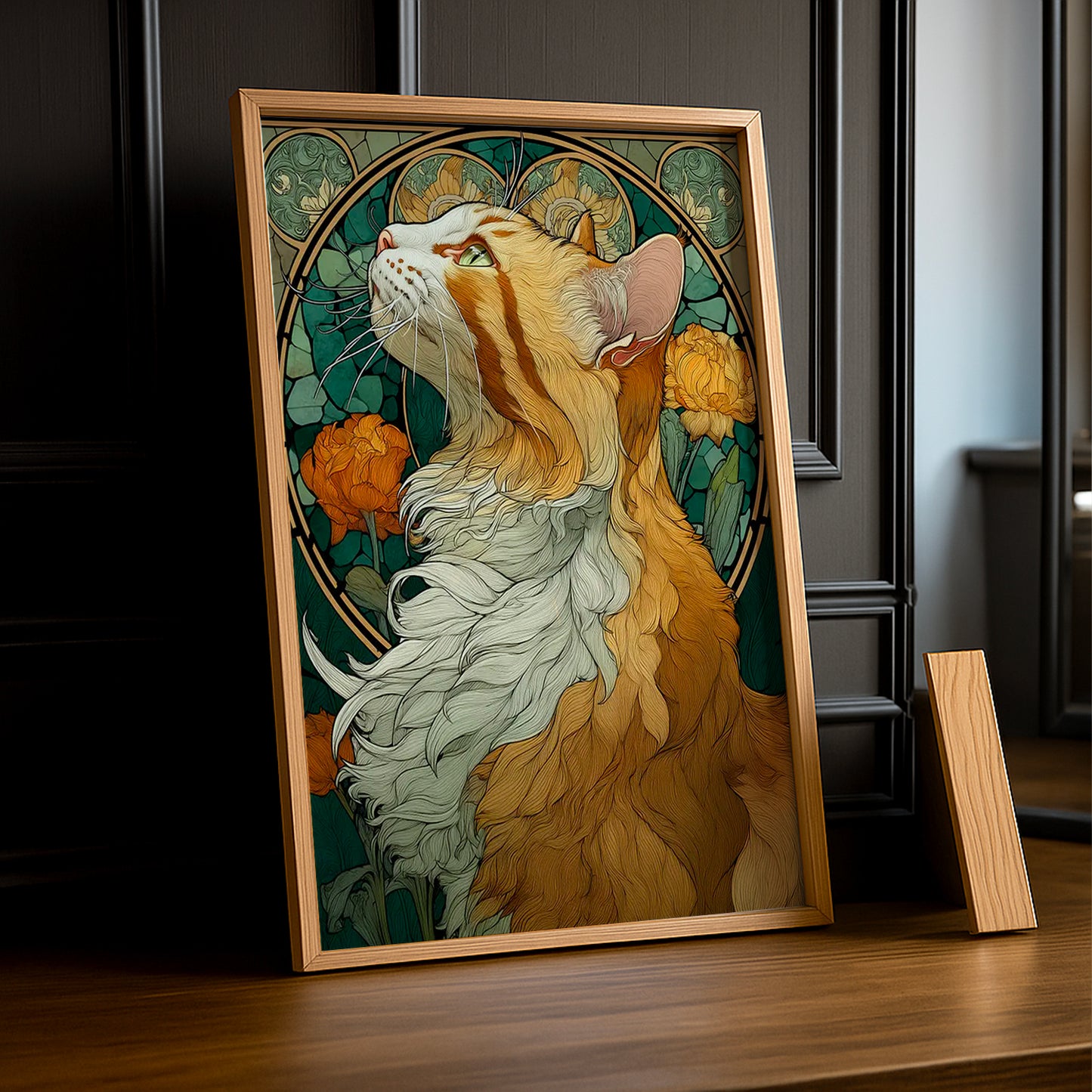 Cadre Photo Chat - Roux Art