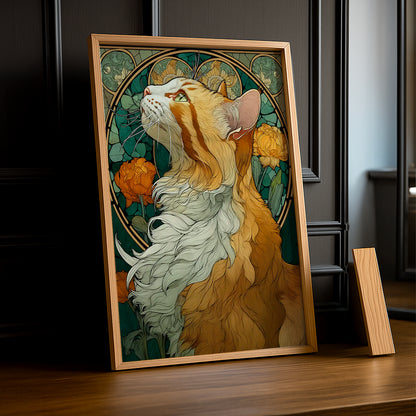 Cadre Photo Chat - Roux Art